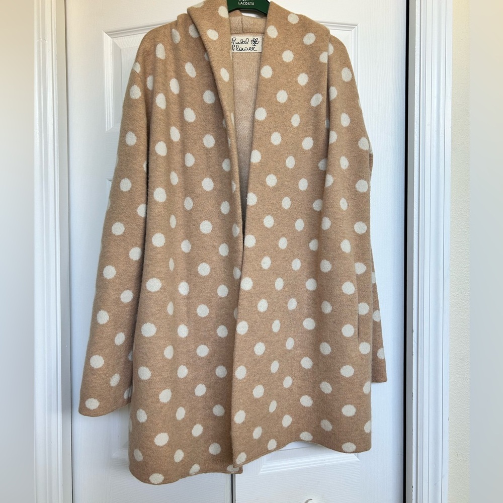Anthropologie hooded sweater jacket